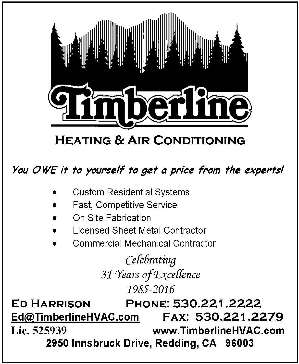 Timberline Heating & Air Conditioning