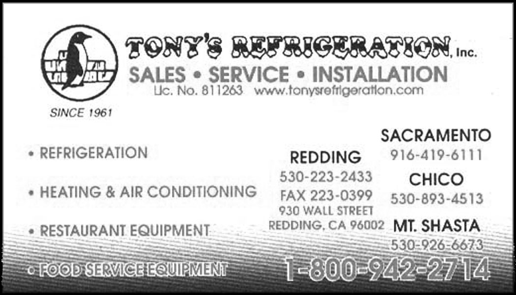 Tony's Refrigeration Inc.