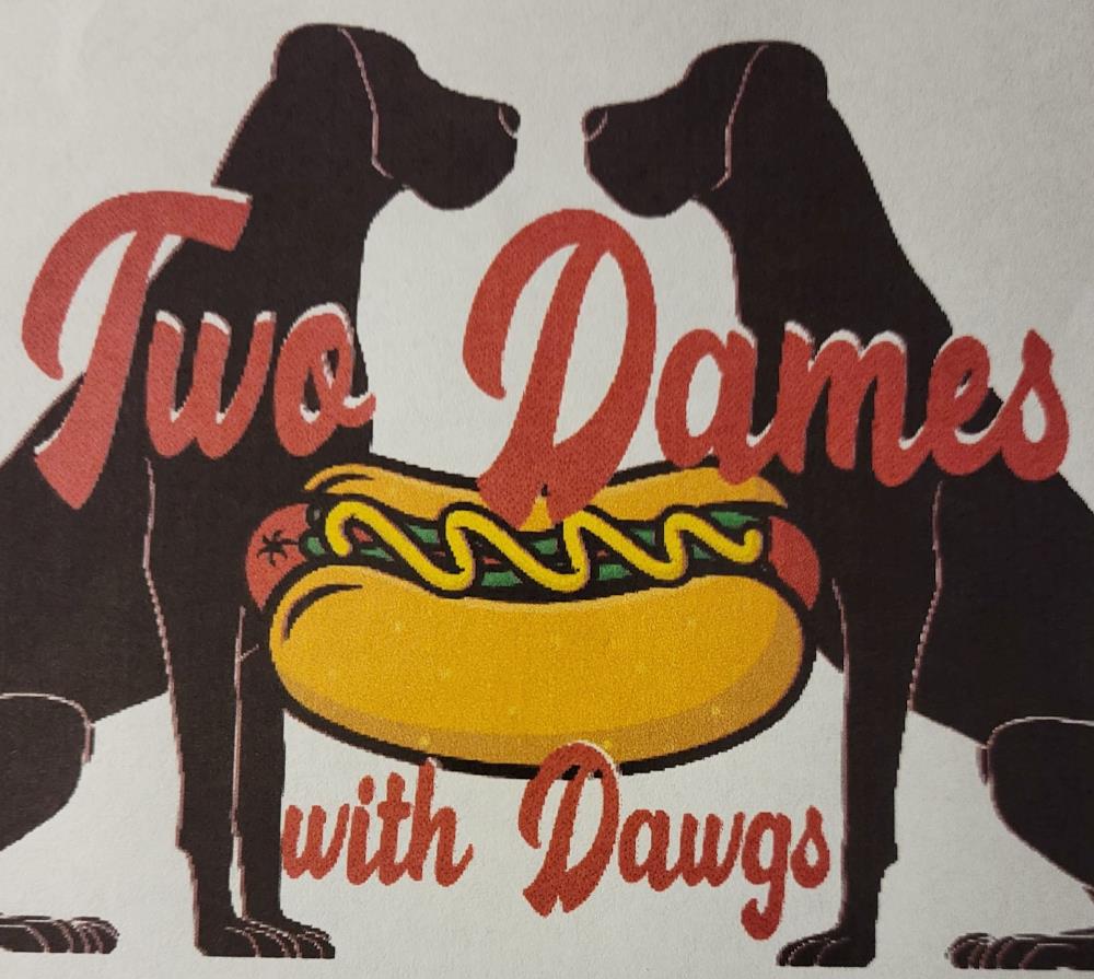 Two Dames with Dawgs