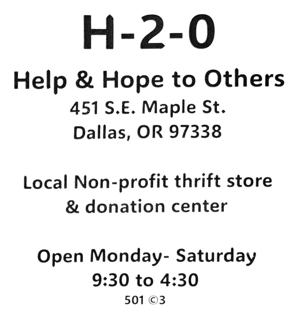 H2O Help and Hope to Others