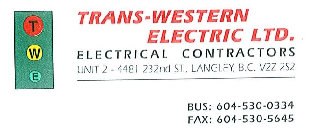 Trans Western Electric Ltd Contractors Electrical Contractors Association Of British Columbia Ecabc Directory