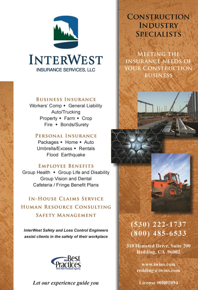 Interwest Insurance Services Llc Shasta Builders Exchange Directory