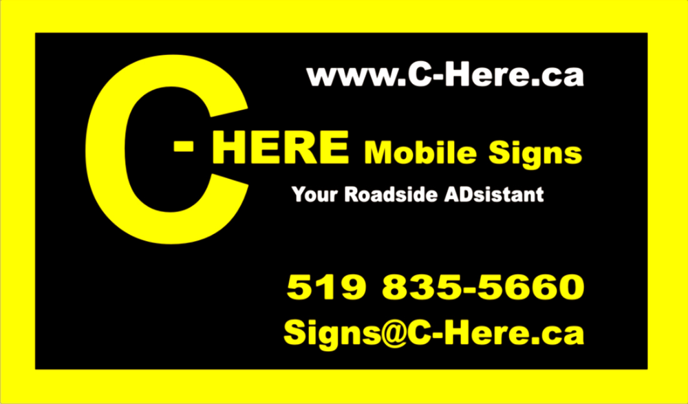 C-Here Mobile Signs