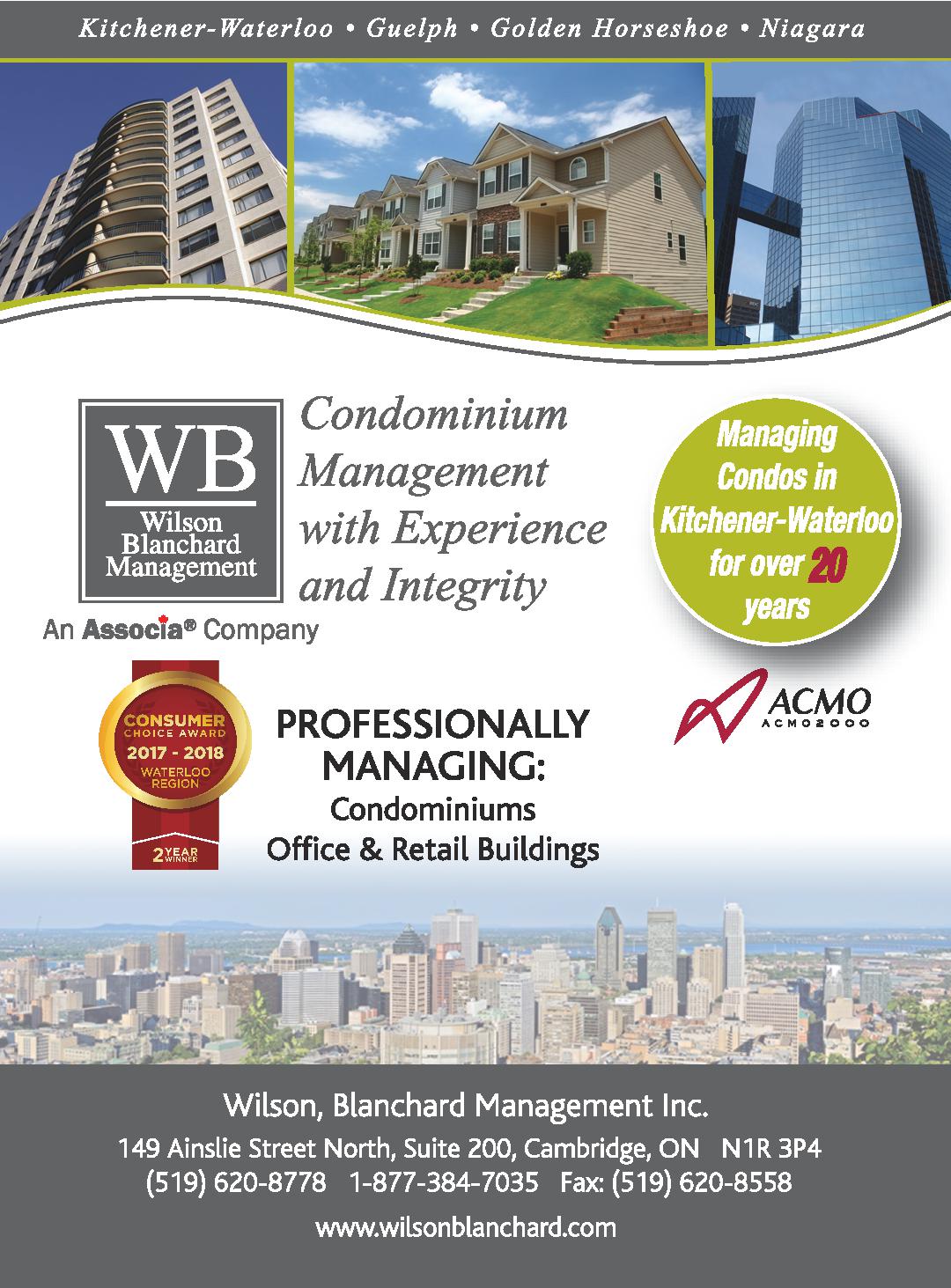 Wilson Blanchard Management Inc Condominiums Greater