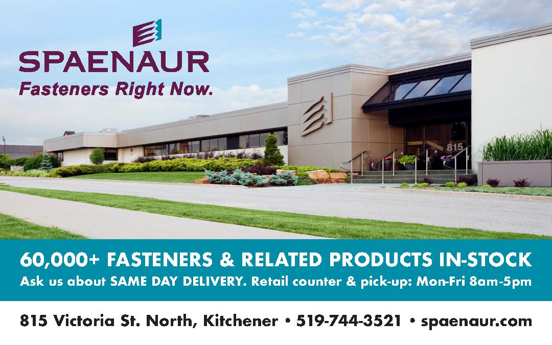 Spaenaur Inc FastenersIndustrial Greater Kitchener Waterloo